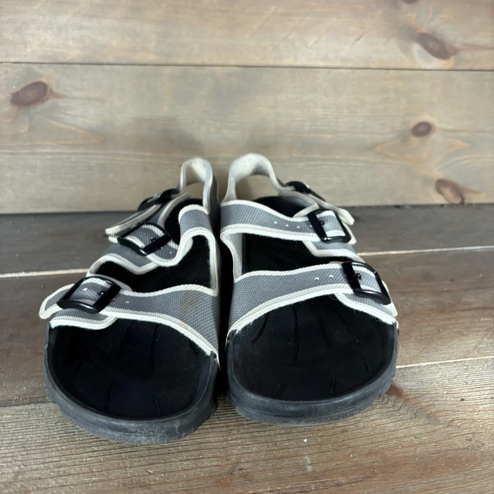 birkenstock birki kids youth size 34 shoes gray slingback comfort sandals